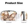 thumbnail image 5 of Butterfly USB Travel Organizer Case Small for Electronic Devices - Oxford Cloth Waterproof Travel Cord Charger Organizer 5.9x9.44x3.14 in, 5 of 6