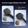 thumbnail image 6 of Filtered Shower Head with Handheld, High Pressure 7 Spray Showerhead with Filters, Detachable Shower Heads, Water Softener Filters for Hard Water - Remove Chlorine, 6 of 7