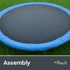 Outdoor Trampoline Assembly by Porch Home Services