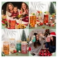 thumbnail image 5 of TiaGOC Christmas Gifts Cups,Christmas Glass ,16oz Christmas Iced Coffee Cups With Lids and Straw,Christmas Party Favors Cups,Christmas Gifts for Women Men Friends Coworkers Set of 8, 5 of 6