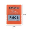 thumbnail image 2 of Tarjeta Mcboot Tarjeta de memoria de 16 MB FMCB McBoot Free MC Boot v1.953 para Sony PS2 (naranja), 2 of 5
