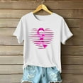 thumbnail image 4 of HongQid Cancer Shirt for Women Breast Cancer T-Shirt Shirts Pink Shirt Ribbon Short Sleeve Tee Tops, 4 of 7