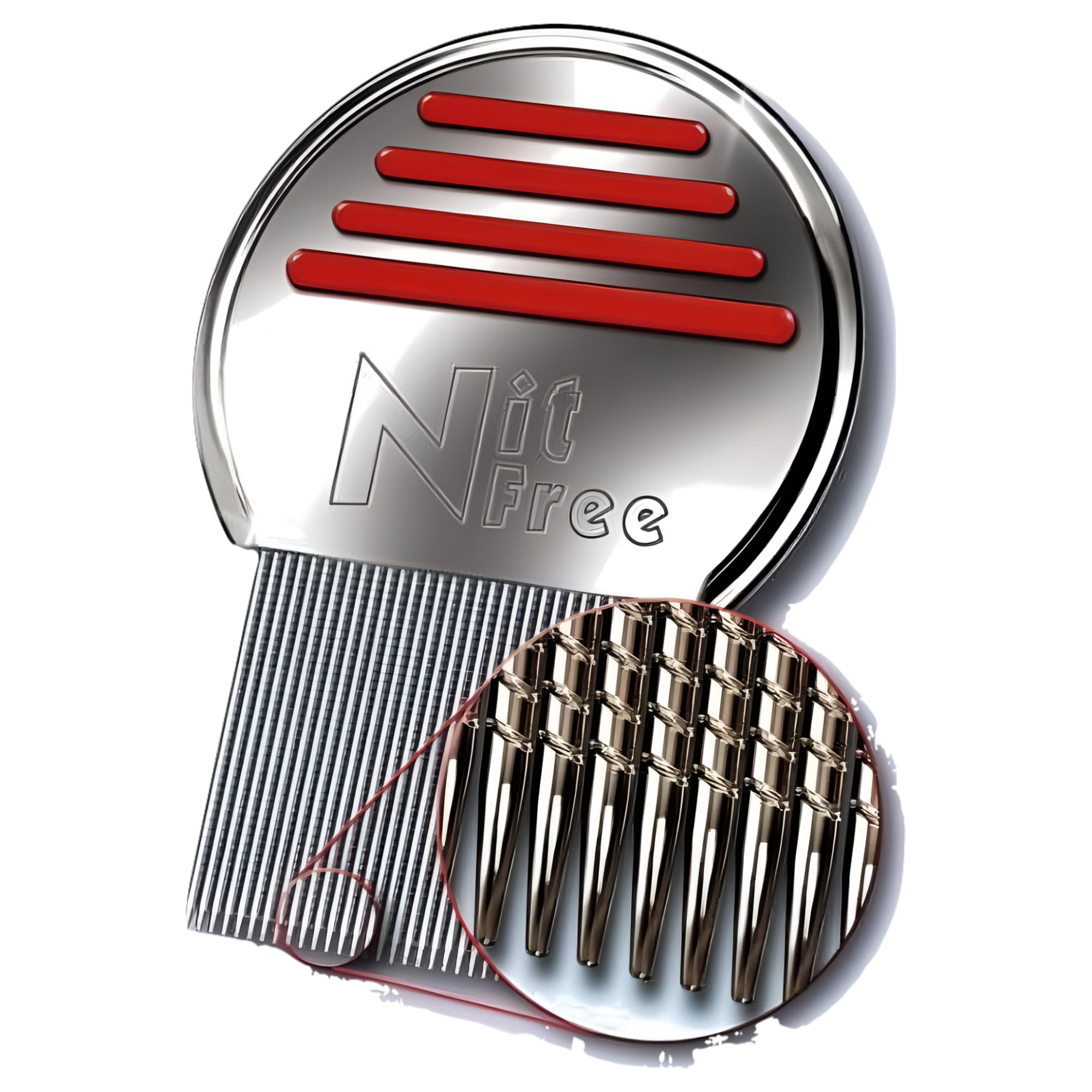 Nit Free Terminator Lice Comb - Professional Stainless Steel Comb for Effective Head Lice Treatment (Color May Vary) (Pack of 1)