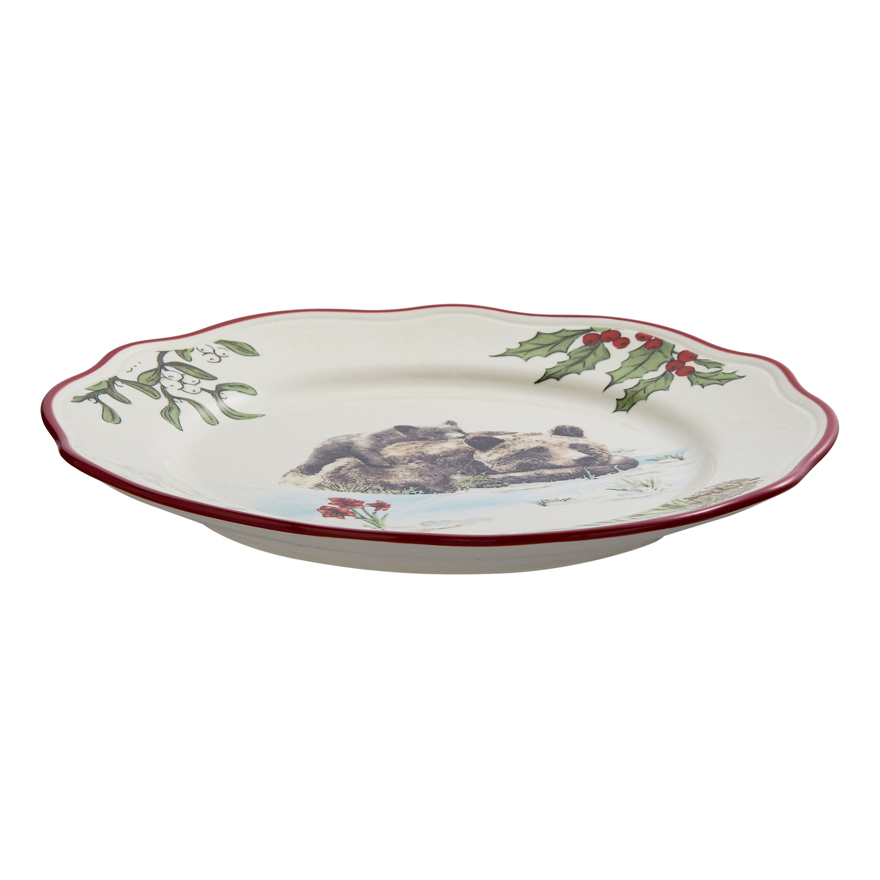 Better Homes and Gardens Heritage Christmas Salad Plate Tree 1 Plate 