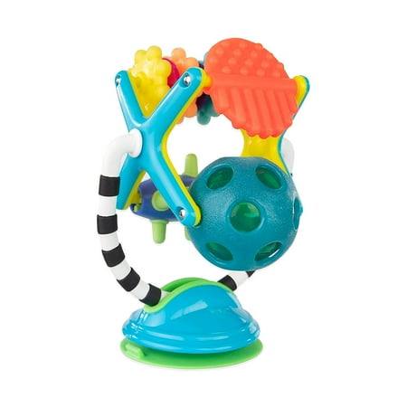 UPC: 0037977806809 | Sassy Teethe & Twirl Sensation Station 2-in-1 Infant & Toddler Highchair Toy Ages 6 Months+