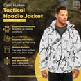 thumbnail image 4 of Trail Crest Men's Insulated and Waterproof Snow Camo Tanker Jacket, 4X, 4 of 8