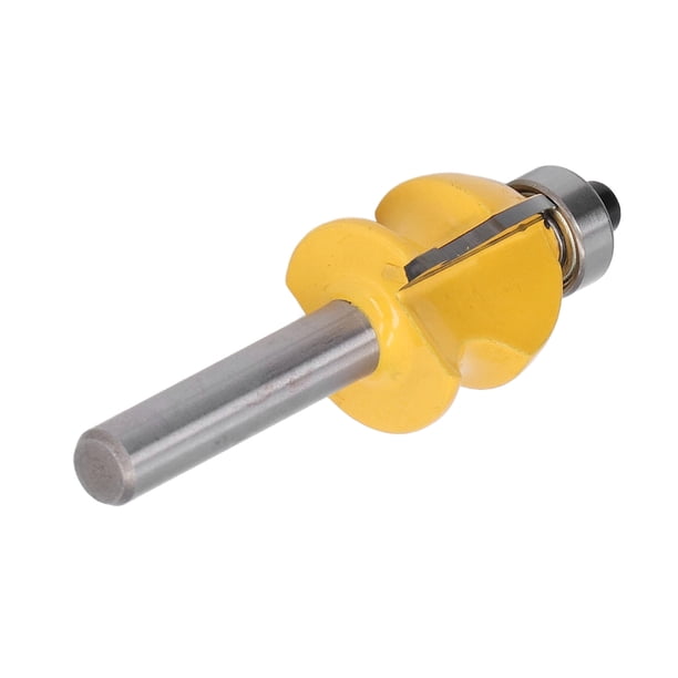 Broca de Enrutador de Moldeo ArquitectOnnico, Enrutador de Moldura de Base de Carburo de Escultura de 25.4 mm DiáMetro de la Cuchilla Redondeover Beading para madera dura para para