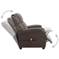 thumbnail image 2 of vidaXL Electric Massage Chair Brown Faux Leather, 2 of 5