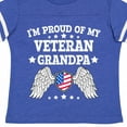 thumbnail image 4 of Inktastic I'm Proud of My Veteran Grandpa Boys or Girls Toddler T-Shirt, 4 of 5