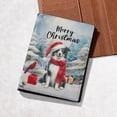 thumbnail image 5 of Merry Christmas Border Collie Enjoys Woofmas Winter Xmas Holiday Travel Passport Wallet Borders Dog Lovers Gifts Idea PU Leather Passport Holder Cover - 02022, 5 of 5
