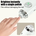 thumbnail image 6 of HOARBOEG Automatic Electric Nail File & Clipper for Teens, Adults & Seniors - 3-Speed Quiet Nail Trimmer, Snail Shaped Nail Grinder for Toe and Fingernails Care, 6 of 6