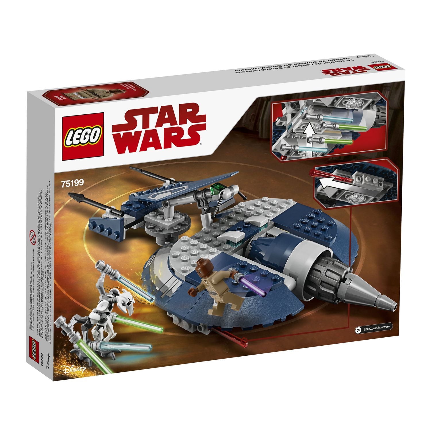 LEGO Star Wars: The Clone Wars General Grievous' Combat Speeder 75199 Toy Building Kit (157 Pieces)
