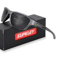 thumbnail image 2 of SUPKLEY Outdoor Sports Polarized Sunglasses For Men Women UV Protection Goggles For Driving Hiking Fishing Cycling Black Gray, 2 of 6