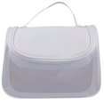 thumbnail image 1 of Bolsa de artículos de tocador de viaje de plástico: Bolsa de maquillaje transparente para cosméticos con gancho para colgar, 1 of 8