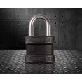 thumbnail image 4 of Antipinza Padlock Commando Lock Blackout de acero laminado, 4 of 6