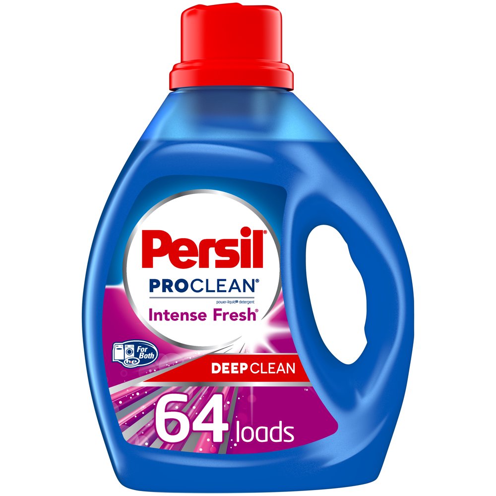 Persil Liquid Laundry Detergent, 64 Loads, Intense Fresh, 100 Fluid