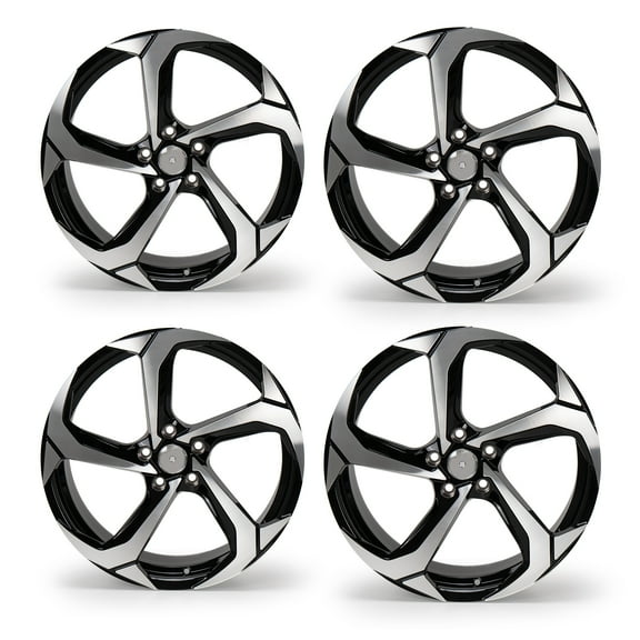 4-Pack 19"x8.5" Black Alloy Wheel Rim Replacement Rim for Honda Accord 2018 2019 2020 2021 2022