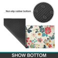 thumbnail image 6 of Pioneer Flower Floral Print Pattern Kitchen Rugs Sets Of 2,Anti Fatigue Kitchen Mat Rugs Non Slip Washable,Decorative Kitchen Floor Mats for Kitchen,Sink,Laundry,17"x30"+17"x47", 6 of 7