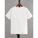 thumbnail image 2 of LOS ANGELES Girls' Summer Casual T-Shirt - Breathable Knit, Crew Neck, Short Sleeve Top with Letter Print, 2 of 5