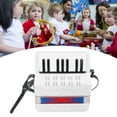 thumbnail image 4 of Entry  Piano Accordion Portable Piano Accordion Piano Accordion For Kids Beginners Keyboards Musical Instruments Piano Accordion Entry  17 Keys 8 Bass Keys ABS With Retractable, 4 of 8