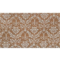 Briarwood Lane Elegant Floral Pattern Coir Doormat 18 x 30