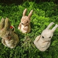 thumbnail image 3 of Manualidades de paja Conejo Ardilla Aderezo Conejo Oso Navidad Pastoral Regalo de cumpleaños Adornos colgantes Búho, 3 of 3