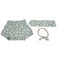 thumbnail image 5 of Pantalones cortos estampados para bebé, pantalones cortos con estampado de flores para bebé, pantalones cortos bonitos para bebé, pantalones cortos para bebé, diadema de calidad inigualable, 5 of 8