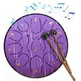 thumbnail image 1 of Fiudx Tambor de Mano de 6 Pulgadas, Ritmos de 11 Tonos, Construcción de Acero Al Carbono, Ligero y Portátil, Incluye Baquetas y Partitura, Versátil para Tocar En Solitario o En Grupo, Tamaño de 6.49, 1 of 5