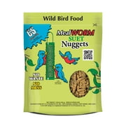 C&S Products Mealworm Suet Dough Nuggets, 27 oz, Wild Bird Food, Fresh, 1 Pack