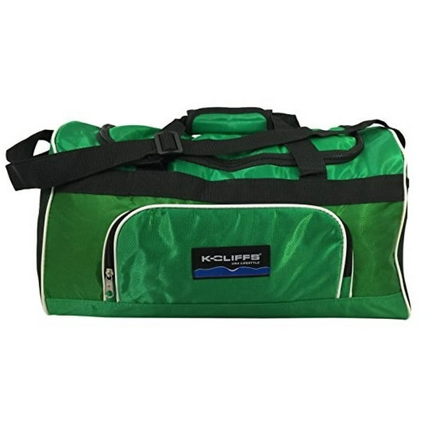 K-Cliffs Sport Duffel Bag Fitness Gym Bag Luggage Travel Bag Green ...