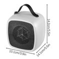 thumbnail image 4 of Mini Portable Electric Heaters 500W PTC-Ceramic Portable Space Heaters Household Supply, 4 of 4
