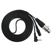LyxPro XLR Female to TRRS 10 Feet Connects Professional XLR Microphones to iOS, iPhone, iPad, and iPod Includes Onput for Headphones - Long
