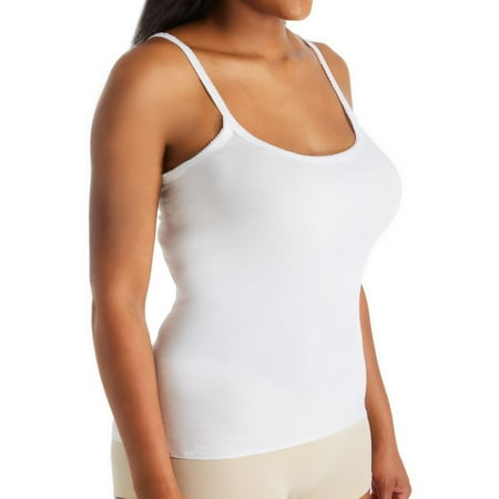 

Women s Teri 1500 100% Cotton Cozy Camisole (White XL)