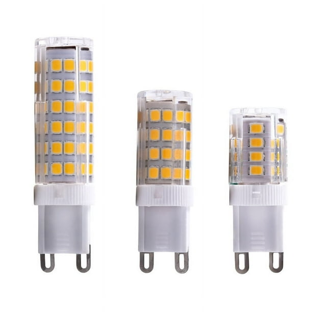 Lámpara LED de cerámica G9, bombilla de alto voltaje, 220 V/110 V, lámpara de maíz con clavija, espejo, faro, lámpara de pared para exteriores