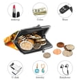 thumbnail image 4 of Thanksgiving Premium Microfiber Coin Purse with Stylish Zinc Alloy Clasp - 4.3x4.7 Inches in Size - Women's Wallet and Card Holder for Accessories, 4 of 7