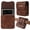 Brown, variant on Caseswill for Motorola Razr 40 Case Premium Retro Leather Magnetic Phone Pouch With Belt Clip Holder
