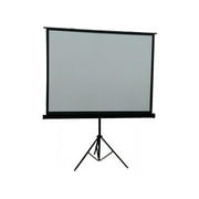 ProHT Tripod Projection Screen Type, 100-inch Ratio 4:3 Portable Indoor Outdoor Projector Screen, 8K / 4K Ultra HD 3D Ready, Foldable Stand Tripod Black Colour