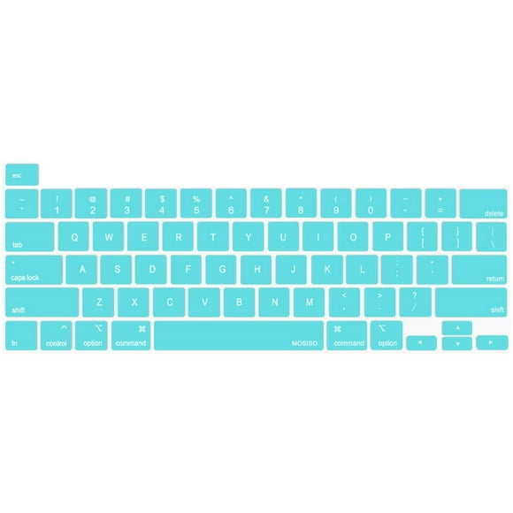 MOSISO Housse de Clavier Compatible avec MacBook Pro 13 Pouces 2020 A2338 M1 A2289 A2251&Compatible avec MacBook Pro 16 Pouces