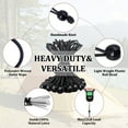 thumbnail image 2 of YOLETO 25 Pack Ball Bungee Cord,6 Inch Heavy Duty Outdoor Bungee Cords, Tarp Tie-Down for Camping, Shelter ,Cargo,Tent Poles UV Resistant, 2 of 7