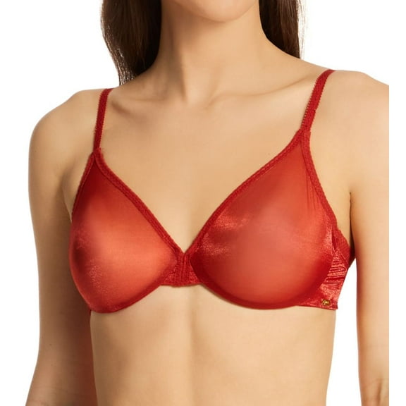 Women's Gossard 6271 Glossies Sheer Bra (Cayenne 34B)