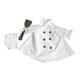 thumbnail image 4 of Traje de chef de ganso de porche, decoración artística, amuleto de tela, disfraz de ganso, ropa decorativa Blanco, 4 of 9