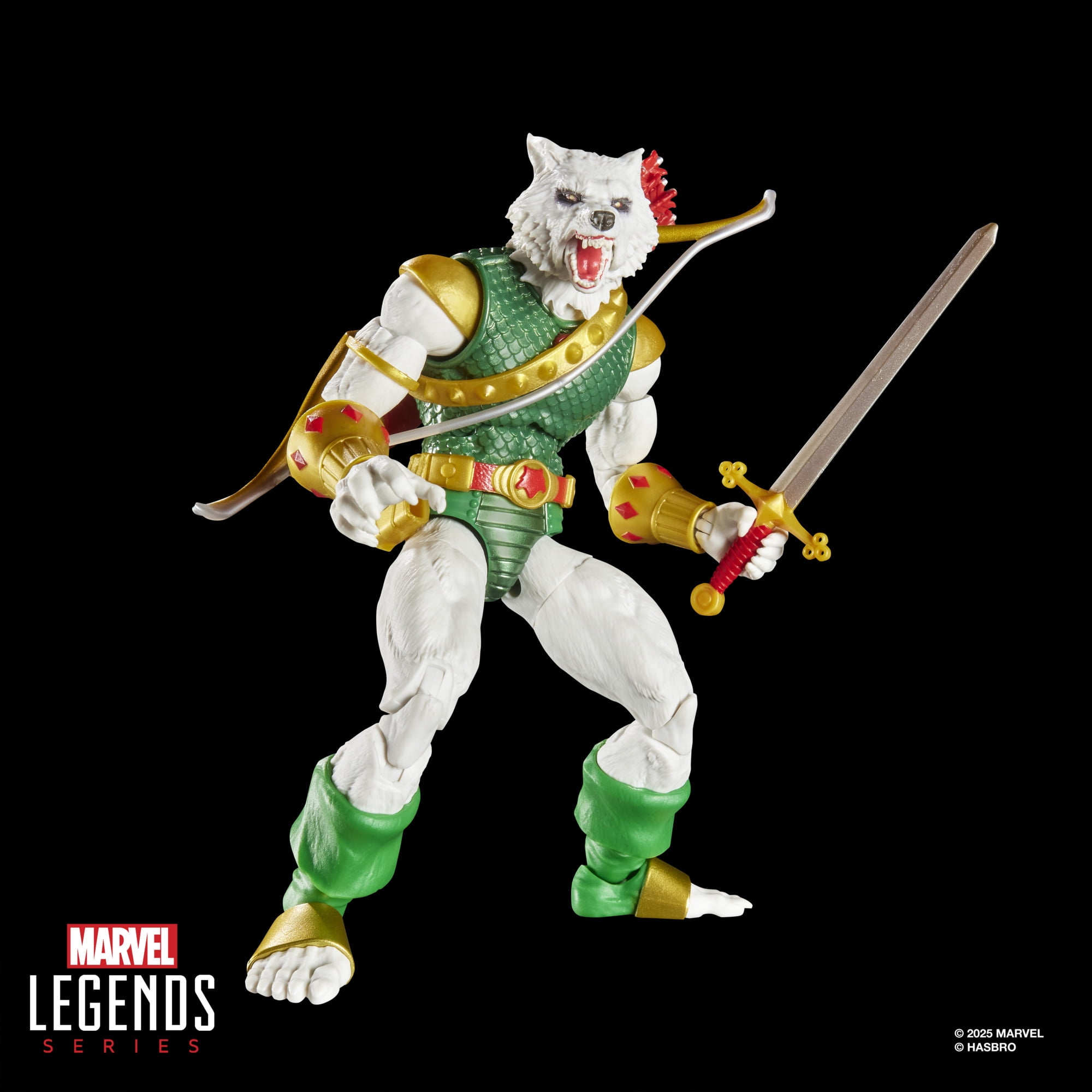 Spider-Man - Marvel Legends x Magic: The Gathering - Man-Wolf Action Figure plus Exclusive Foil Trading Card