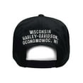 thumbnail image 2 of Harley-Davidson Mens Reflective H-D Curved Bill Snapback Adjustable Baseball Cap, Harley Davidson, 2 of 2