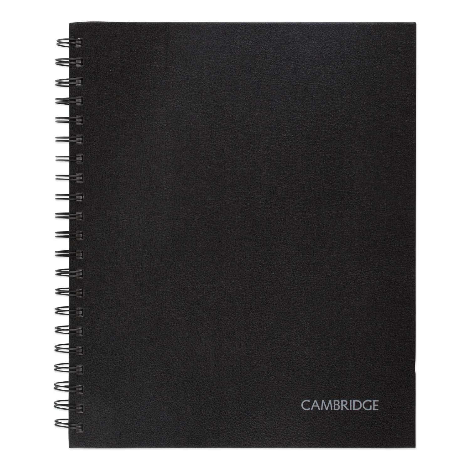 Mead Hardbound Notebook W/ Pocket, 1 Subject, Wide/legal Rule, Black