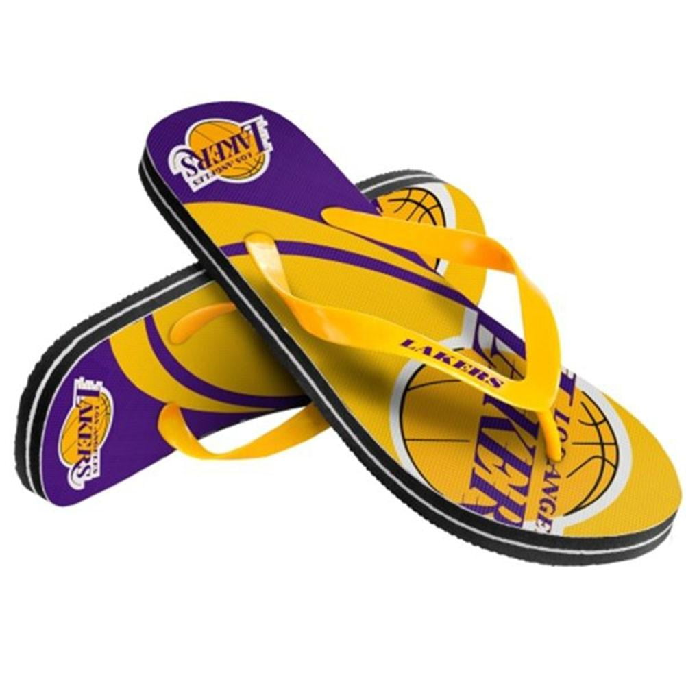 lakers flip flops