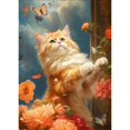 thumbnail image 1 of ZOUBAOQ 5D Diamond-Painting - Adorable Cat DIY Round-Diamond Decorative Home, 1 of 8