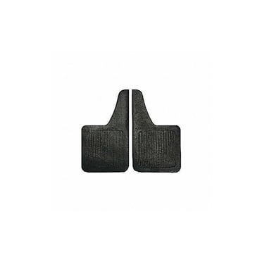Buyers Products B1018LSP Heavy Duty Rubber Mudflaps – 10x18 Inch Teardrop Style, 1/4" Thick Black