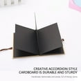 thumbnail image 5 of SSZMDLB under $5 DIY Photo Album, Kraft Paper Scrapbook with Accordion Fold Design, Hardcover Memory Book for Wedding Anniversary, Gift for Family Friends Lovers, 5 of 6