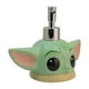 thumbnail image 3 of Dispensador de Cerámica para Jabón Líquido Recargable, Colección Disney Star Wars, Cabeza Grogu The Mandalorian, Capacidad 250 Ml con Caja Regalo, 3 of 8