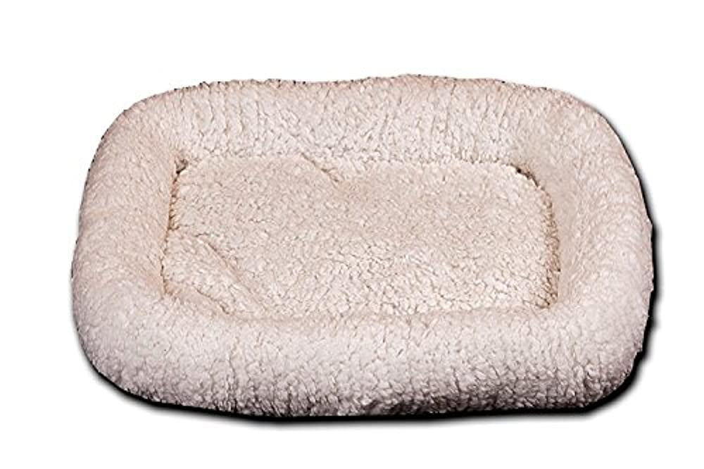 HappyCare Textiles HCT ERE-001 Super Soft Sherpa Crate Cushion Dog and Pet Bed, 